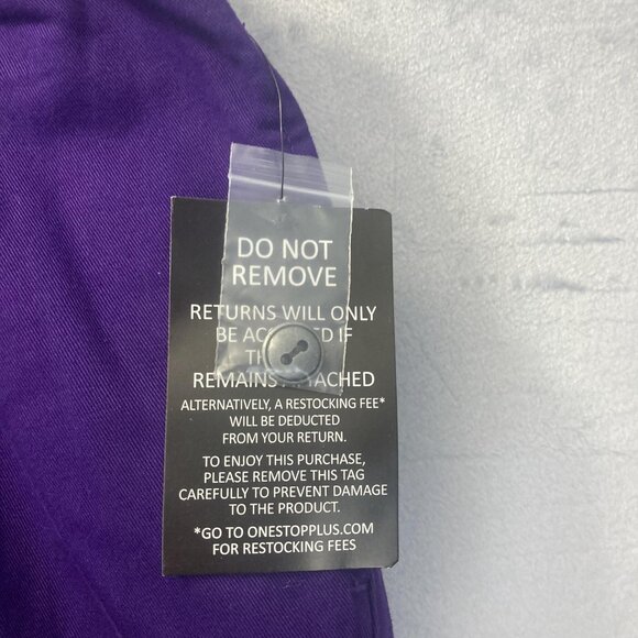 NWT Lot of 2 Woman Within Pull On Pants Womens 36W Black Purple Elastic Waist - Picture 6 of 16